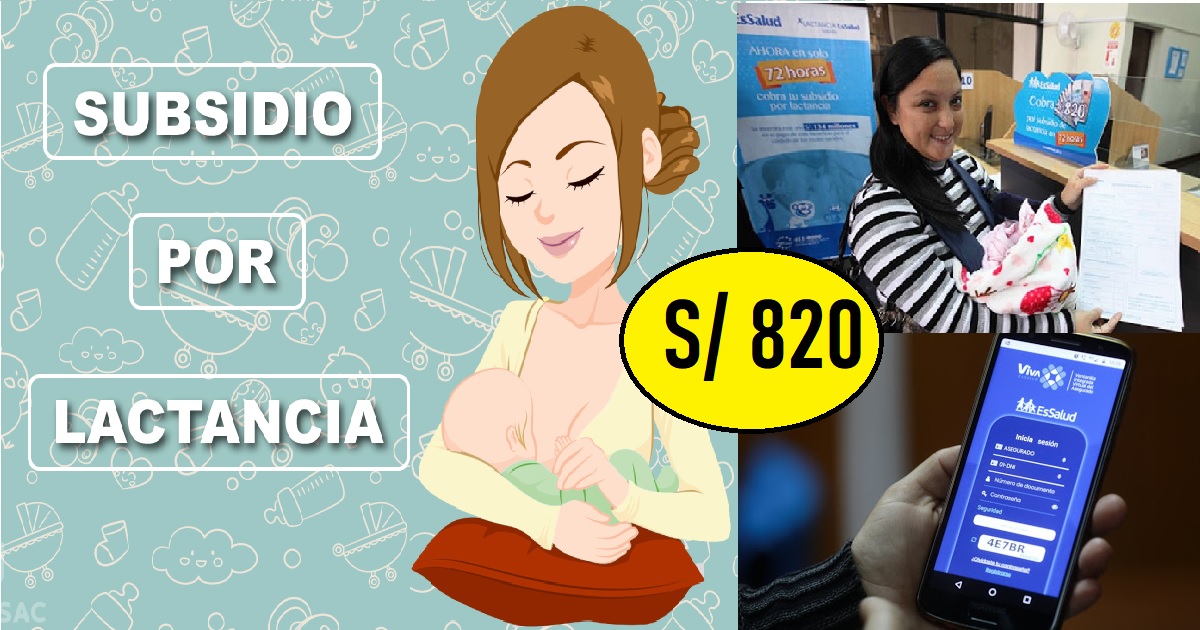 Bono por lactancia de S/ 820: Requisitos y cómo cobrar el bono