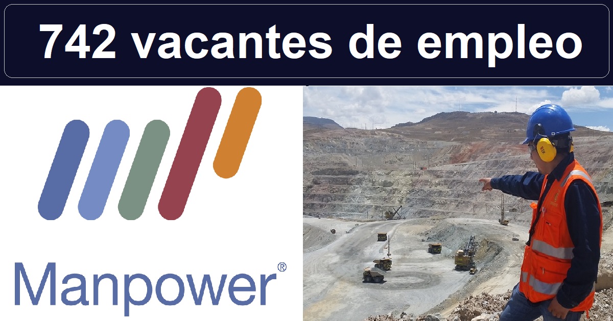 742 vacantes de empleo Manpower Chile