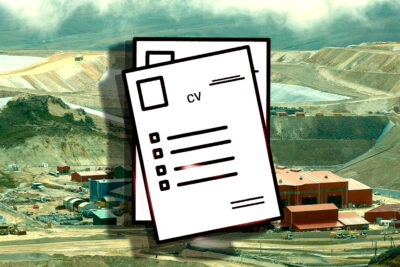 Currículum Para trabajo en minera