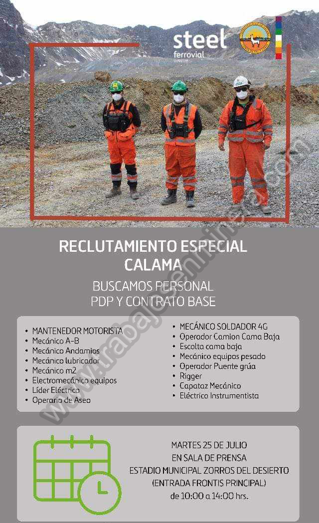 RECLUTAMIENTO ESPECIAL CALAMA